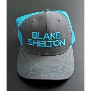 Blake‎ Shelton Cap Trucker Hat Snapback Mesh Country Music